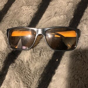 #209 “Hugo boss” Black and Orange Sunglasses made in Italy